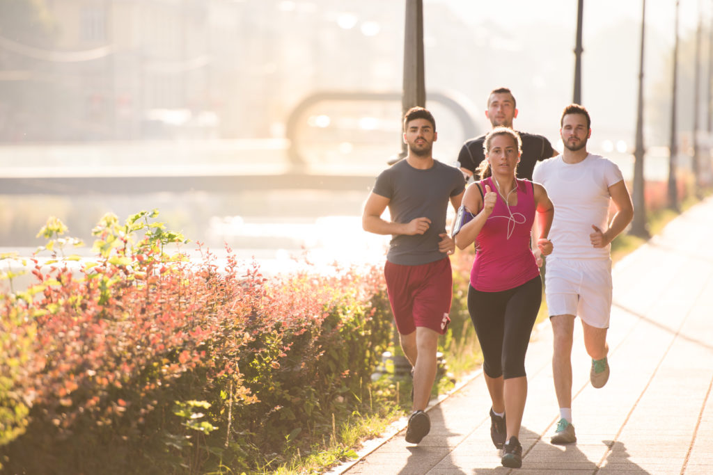 Laufen und Joggen